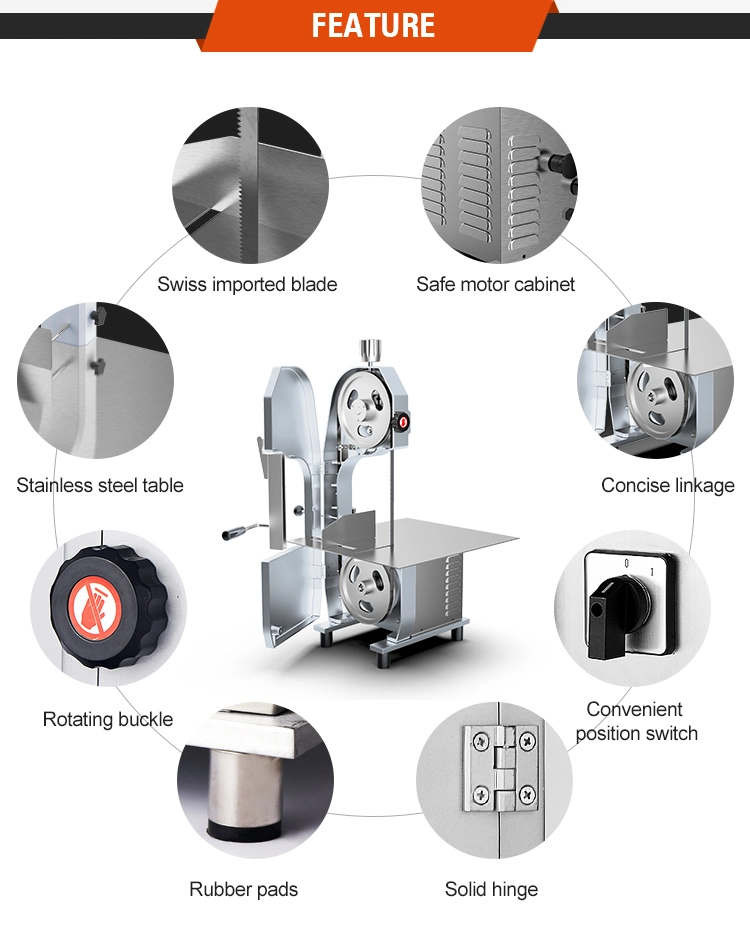 Household Items Made China Bone Saw Machine Meat Band Saw